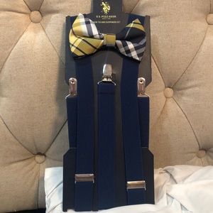 Bow Tie And Suspender Set (Brand New!)